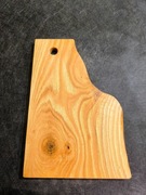 Deska dębowa lita 40x25x2cm - do krojenia serwowania posiłków HANDMADE