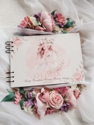 Prezent komunijny dla dziewczynki pamiątka album księga pamiątkowa