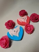 Mydło glicerynowe, recznie robione, serce, miłość