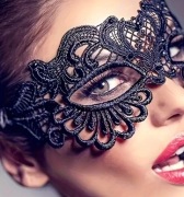 Koronkowa maska na oczy