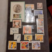 Klaser ze znaczkami o tematyce SPORT