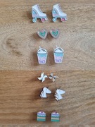 ozdoby do sznurówek * metalowe * 12szt * NOWE