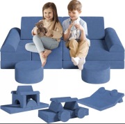 Modułowa sofa dla dzieci - 15 elementów do kreatywnej zabawy
