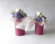 Flower Box. Kwiaty z wosku sojowego. Prezent na urodziny, Dzień Matki. 