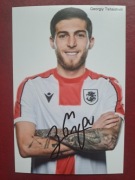 Georgiy Tsitaishvili oryginalny autograf! Lech Poznań