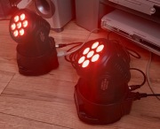 Dwie głowy ruchome plus kabel DMX zawodowy efekt, party, impreza, dyskoteka
