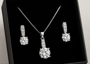 Komplet biżuterii srebrnej – próba 925