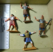 Rzym. Legioniści. 3 fabri z optio. Figurki. Konwersje. Starlux 1/32
