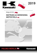 KSIAZKA NAPRAW KAWASAKI NINJA H2 SX 2019r SERWISOWKA j.POLSKI
