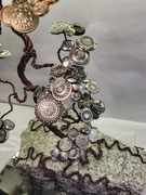 rękodzieło z drutu drzewko szczęścia bonsai prezent duże dekoracja