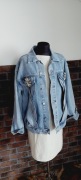 Katana kurtka jeansowa oversizowa biżuteryjna 