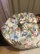 Pufa saco i zasłona Decoria