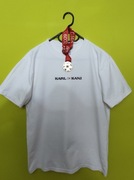 Koszulka t-shirt vintage logo   Karl Kani biała z bawełny 