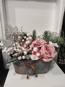 WYPRZEDAŻ - stroik świąteczny ozdoba