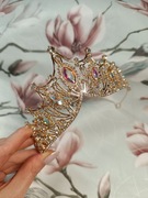 Korona diadem tiara opaska kryształ a La Swarovski ślub bal impreza urodzin