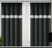 Zasłony z cyrkoniami turkus