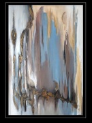 Abstrakcja Duży Obraz nowoczesny strukturalny ręcznie namalowany 3D 