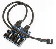 Hub Rozdzielacz Splitter USB 2.0 9 PIN na 4x 9 PIN