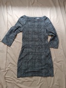 Sukienka H&M Sukienka do pracy Szara Sukienka