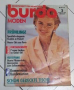 Burda moden 1992 - luty krawiecki niemiecka stara