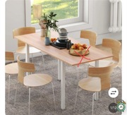 HOMCOM stół do jadalni rozkładany stół kuchenny stół do jadalni 