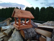 Karmnik dla ptaków drewniany impregnowany. Ogród, balkon.