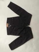 Janina Czarne jeansy Melanż Rurki Slim Spodnie 34 XS