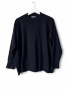 Granatowy sweter z półgolfem Mango M