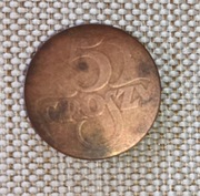 II Rzeczpospolita 1919 - 1939 5 groszy 1923 próba brąz