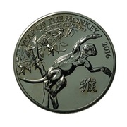 Moneta Lunar YEAR OF THE MONKEY, ROK MAŁPY, 1 uncja srebra