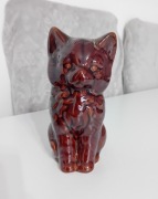 Porcelit Mirostowice - Kot Kotek - Figurka Skarbonka Polska Lata 80te