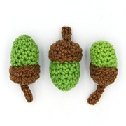 ŻÓŁĘDZIE ozdoba dekoracja KOMPLET 3szt rękodzieło7