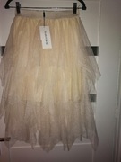 SPÓDNICA MIDI FLAMANT ROSE 36/38 S/M