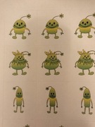 Naklejki, ufoludki, zielone potworki