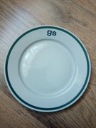 TALERZ PŁASKI DESEROWY GS LUBIANA PRL