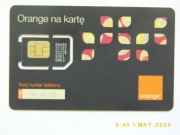 Orange na kartę sim wklejony 2