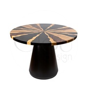 Stół okrągły śr.110 cm, fornir naturalny