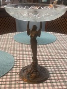 Patera secesja, mosiądz