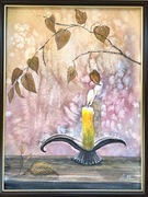 Jesienny wieczór 30*42 cm oryginalne akwarele