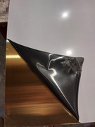 Blacha nierdzewna satynowana na mosiądz 