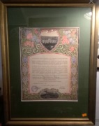 Dyplom Zakopane Sanatorium Związku PNSP 1928 r. 