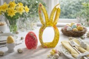 Wielkanocny królik i jajko z żywicy – ręcznie wykonana dekoracja handmade 