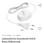 Ładowarka do szczoteczki elektrycznej Oral-B