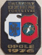 Odznaka Światowy dzień turystyki Opole 1976 PTTK