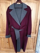 Płaszcz dwustronny wełna wełniany Karl Lagerfeld L