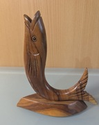 Drewniana ryba figurka