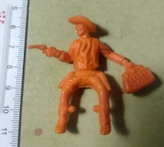 Kowboj. Rabuś. Wild West. Kopia Timpo. Żołnierzyk. Figurka. Skala 1/32. 