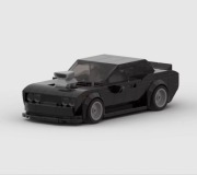 Klocki Plastikowe Konstrukcyjne Dodge Challenger AutkoSamochodzik Prezent