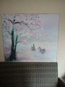 Ręcznie malowany 70x80 