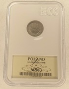 10 GROSZY 1978 - grading GCN MS63